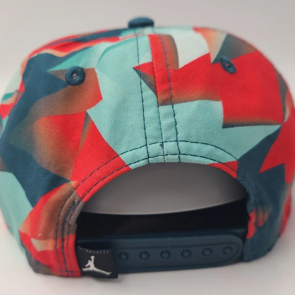 Youth Jordan Hat‎ Snapback Blue Red Geometric Air Jumpman Logo Basketball Boys